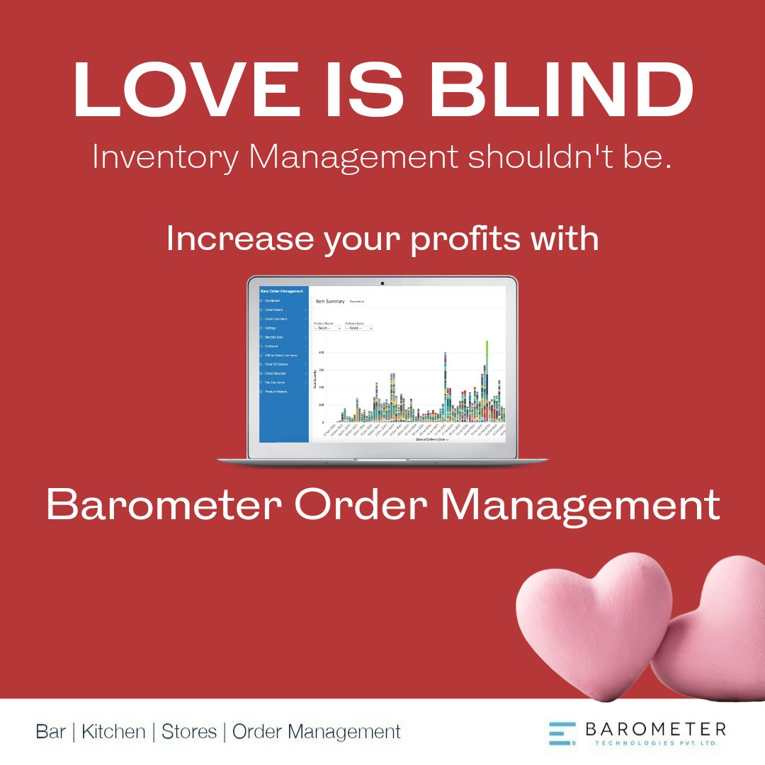 BarometerTech's tweet photo. Barometer Order Management is the go-to solution to manage your #inventory effortlessly.

#ValentinesDay2022 #ValentinesDay #barometerindia https://t.co/yBcBecHdfA