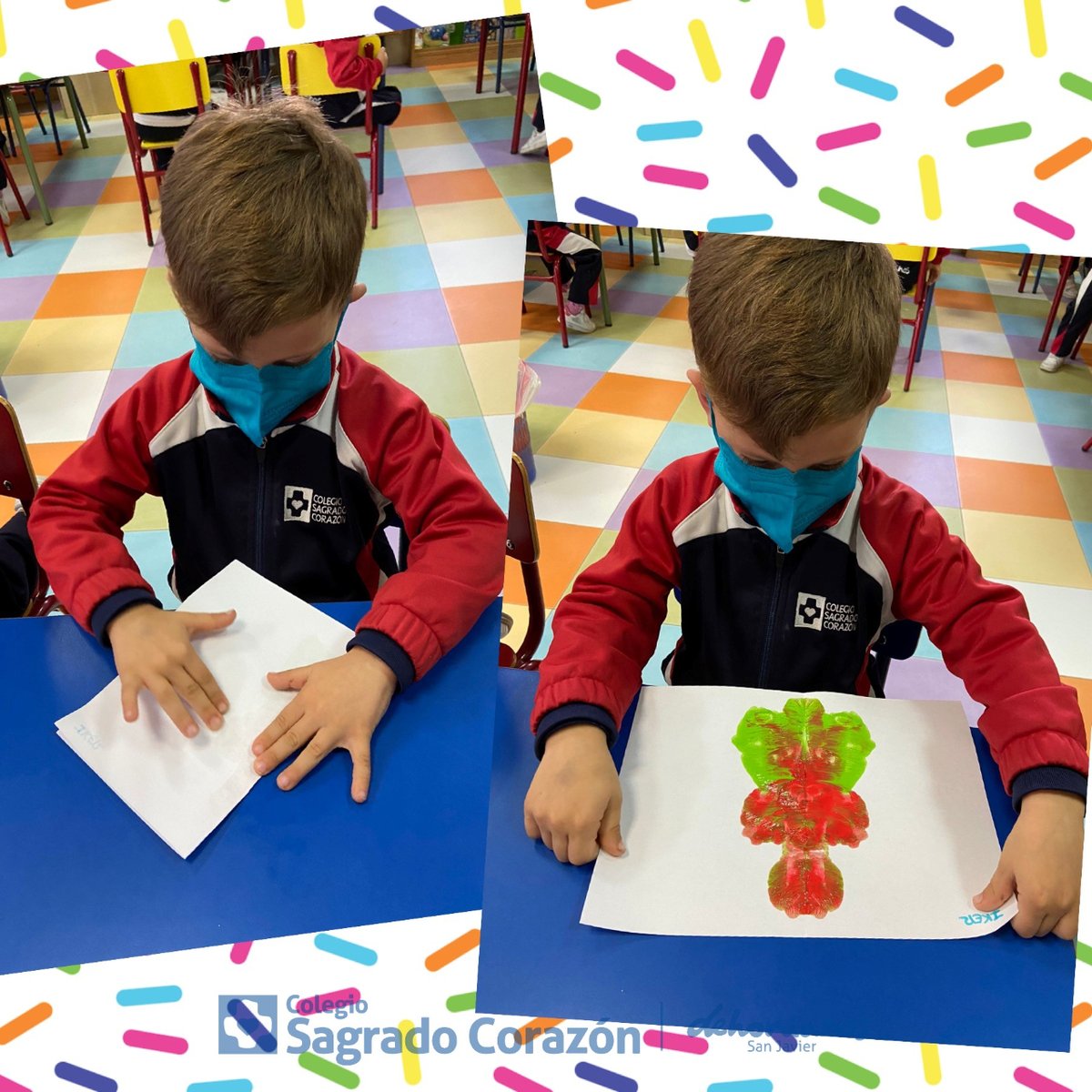colegioscorazon's tweet photo. +INFANTIL. Los niños de 4 años siguen aprendiendo y divirtiéndose con #Emat. Os enseñamos varias actividades sobre orientación espacial, simetría y clasificación de elementos. ¡Nos encantan las matemáticas! 🧭💡📝

#somosdehonianos #colegiodehoniano #emat #infantil https://t.co/fkGZm2PcIz