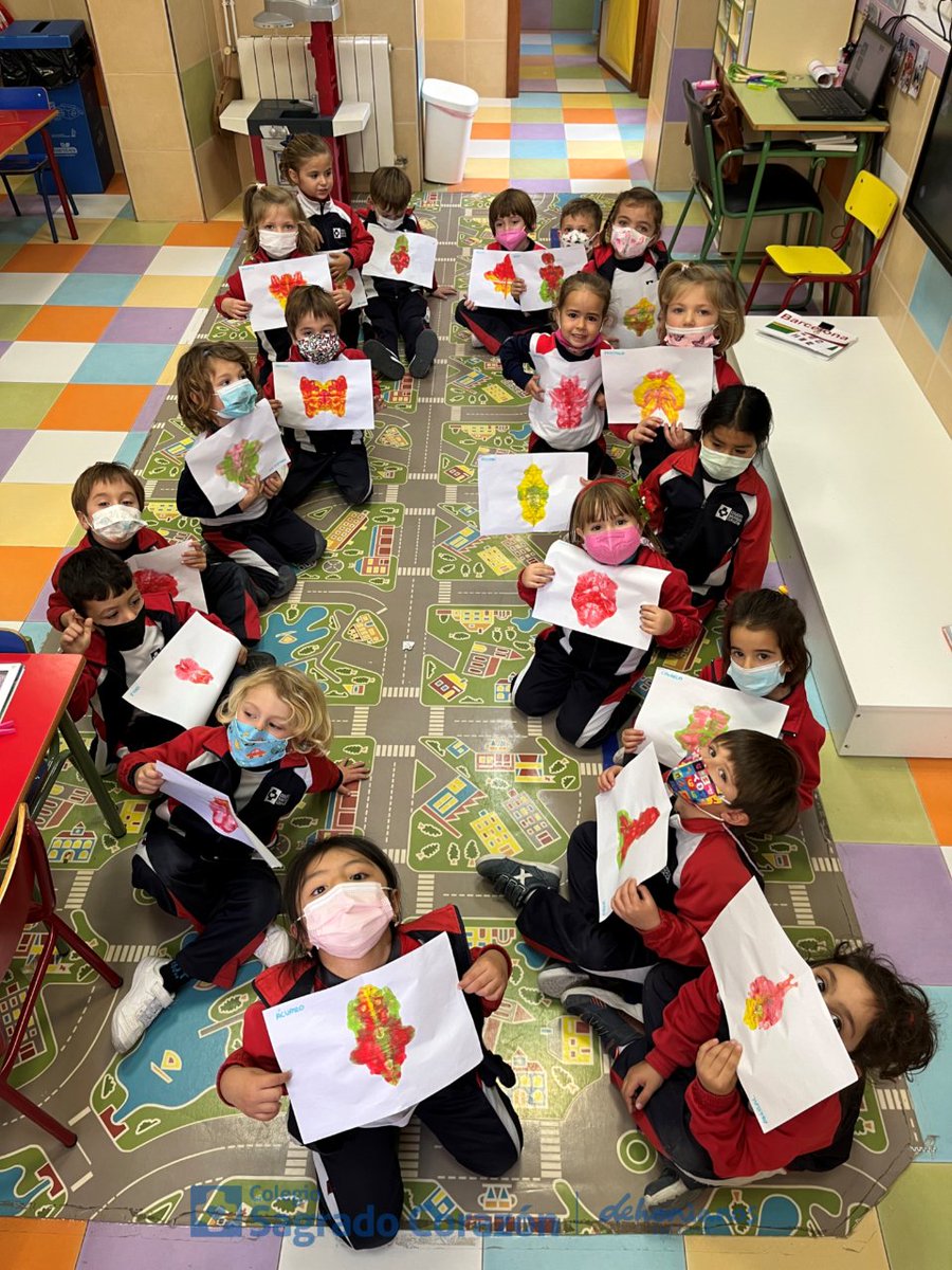 +INFANTIL. Los niños de 4 años siguen aprendiendo y divirtiéndose con #Emat. Os enseñamos varias actividades sobre orientación espacial, simetría y clasificación de elementos. ¡Nos encantan las matemáticas! 🧭💡📝

#somosdehonianos #colegiodehoniano #emat #infantil