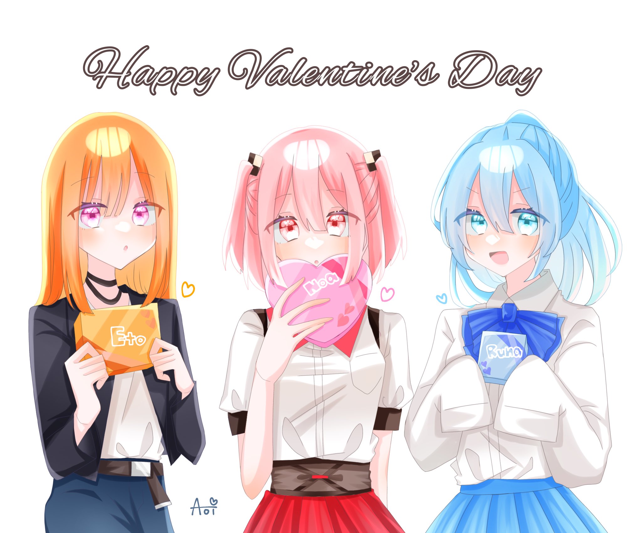 Twitter 上的 Aoi からぴち カラフルピーチ素材 のあ えと るな Happy Valentine S Day T Co Ybjzhimsrt Twitter