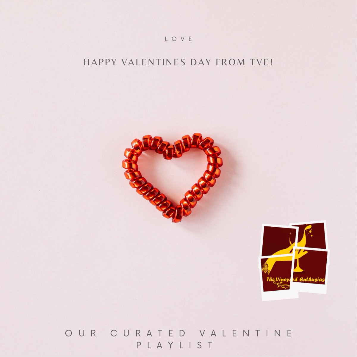 Hello lovers! As promised here’s our carefully curated valentine playlist. Enjoy ❤️
Apple Music: apple.co/33hXkZd
Spotify: spoti.fi/34UdJ6u