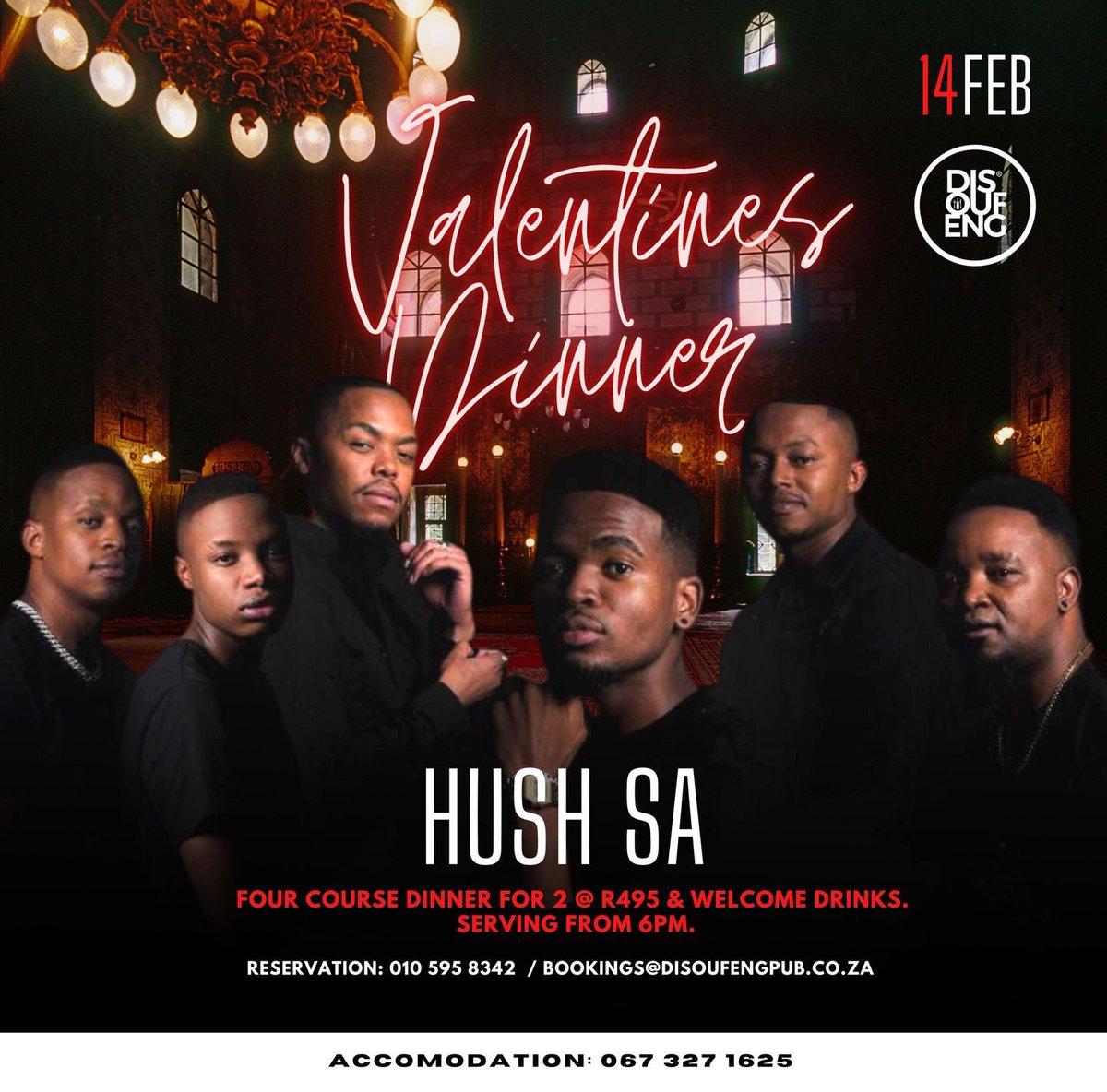 HUSHSOUTHAFRICA's tweet photo. Tonight @DISOUFENG_PUB https://t.co/JOxnMJRpAB