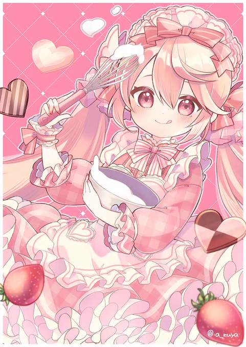 いるかアイスさん新作MVのイラスト描かせていただきました🍫
いっぱい動いてキラキラかわいいMVです💕

『Lovely Kitchen』
https://t.co/0eRc60wk6Q

Music:いるかアイスさん(@irucaice)
Movie:はなけんさん(@ochokonoflower) 