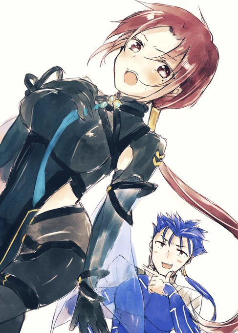 おそろいの髪型… 