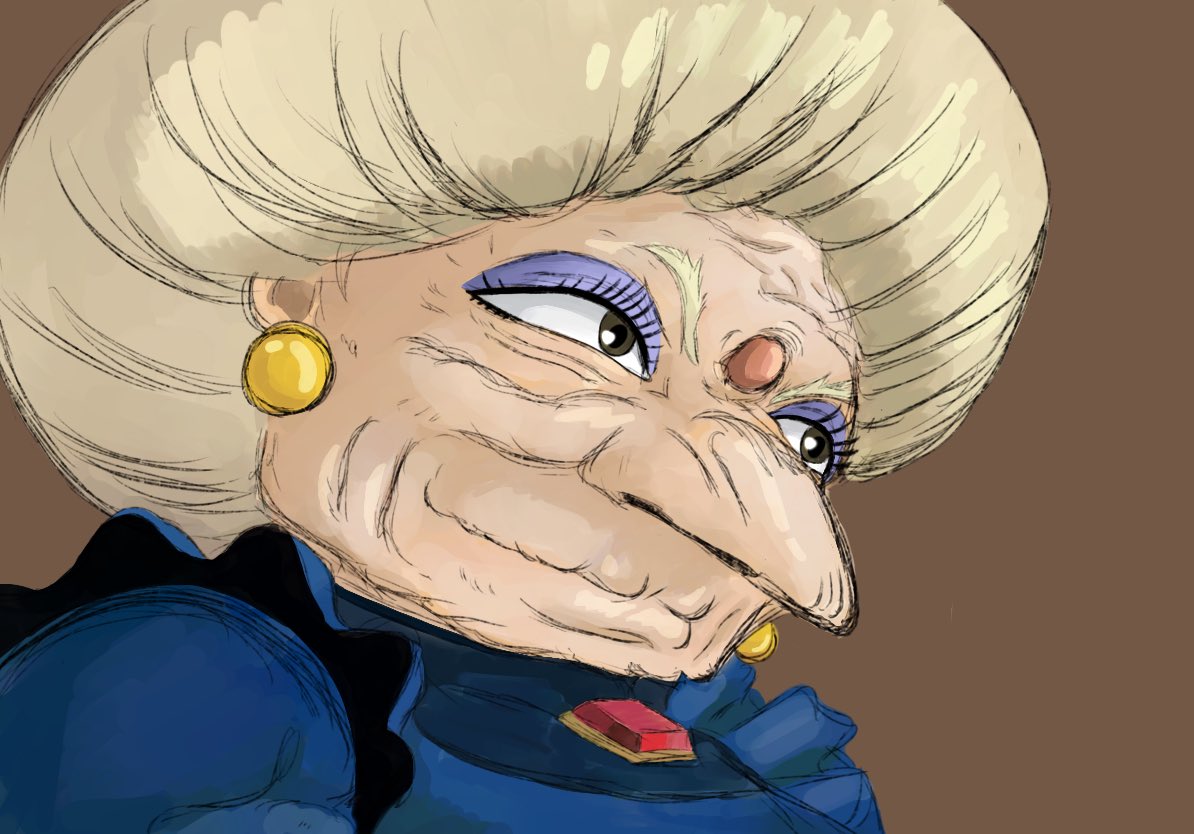 女神ハク 湯婆婆𓂃 𓈒𓏸 イラスト ジブリ T Co Pt1cnnoijt Twitter