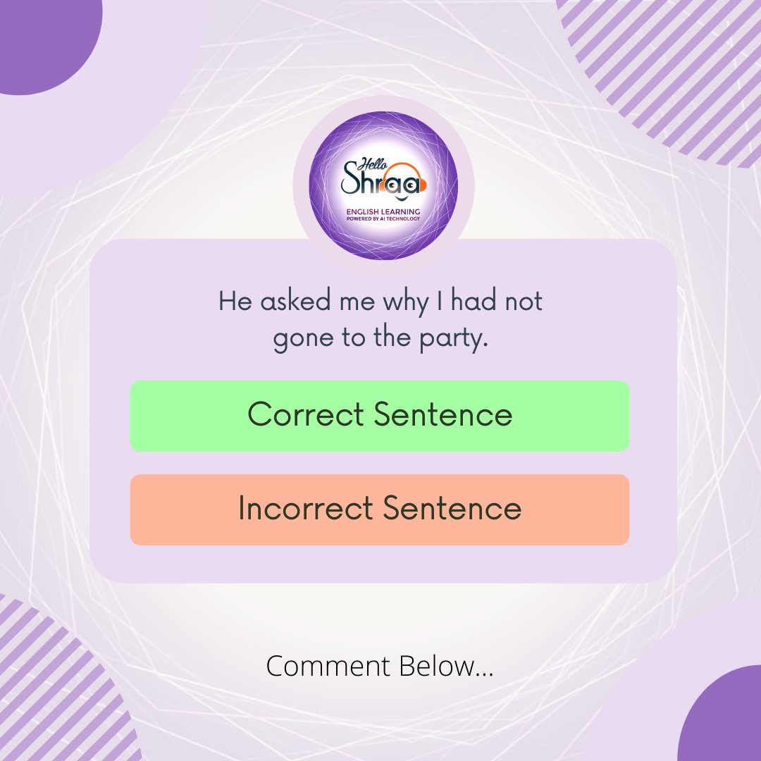 HelloShraa's tweet photo. Comment your answer below...😇✨🤩
To know more, 
Play store : https://t.co/rg1Soitw0n
Website : https://t.co/ZVg5gXKH7m
.
#englishlearningapphelloshraa #accentbuildingapphelloshraa #accentlearningapphelloshraa #englishpracticingplatformhelloshraa
#English https://t.co/RccdwxjxQL