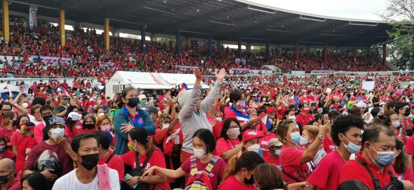 newswatchplusph's tweet photo. LOOK: Presidential candidate Bongbong Marcos to hold a grand campaign rally at the Amoranto Stadium in Quezon City this afternoon.

He’ll also show his support to his mayoral candidate Mike Defensor, who's running against reelectionist Joy Belmonte | @RexRemitio https://t.co/XSpeAQFXVO