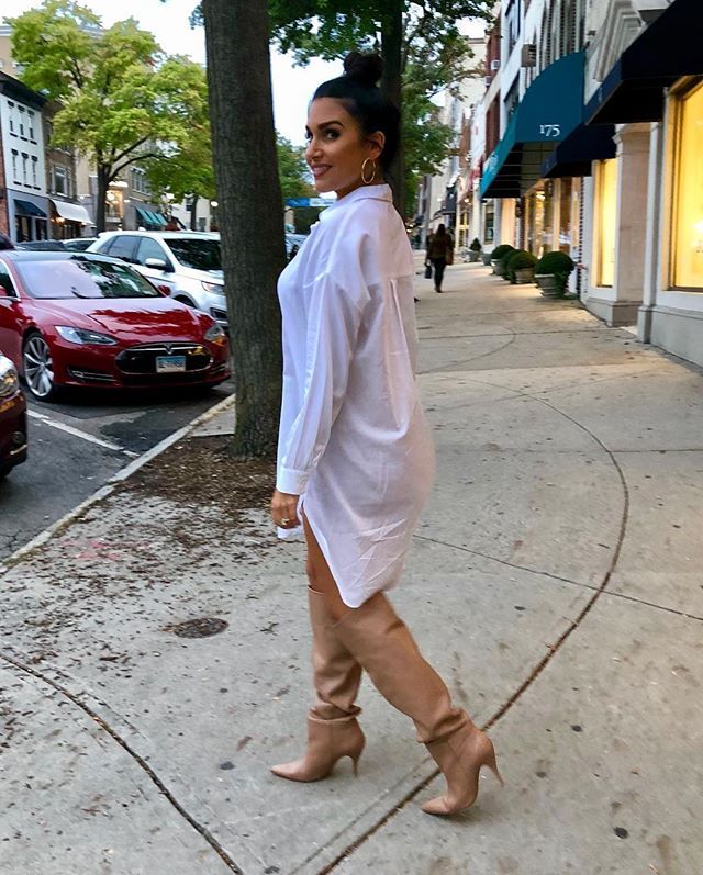 Molly Qerim #boots.