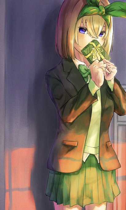 かじき@イラストさんがTwitterに投稿した中野四葉(五等分の花嫁)のイラスト。