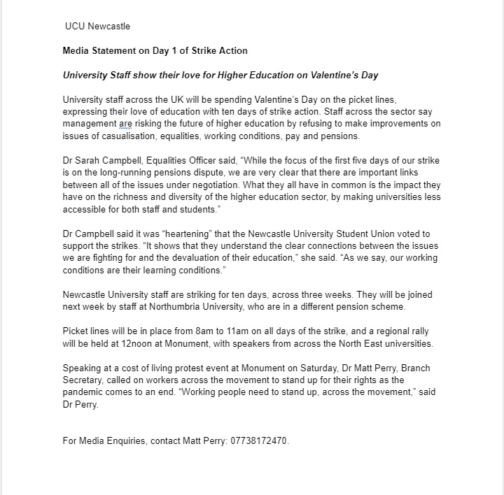 Striking to make the future better. <a href="/ChronicleLive/">The Chronicle</a> <a href="/bbcnewcastle/">BBC Sport Tyne & Wear</a> <a href="/looknorthBBC/">BBC East Yorkshire</a>