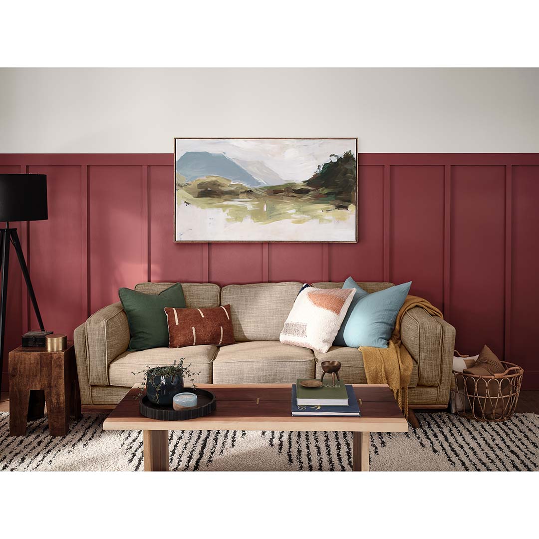 We're feeling Delightfully Daring this Valentine's Day! Passionate is the perfect bold backdrop for your cozy space. Order your free color chip at: bit.ly/3sEISDj.

Color used: Passionate from our Delightfully Daring color collection. Available exclusively at <a href="/Lowes/">Lowe's</a>.