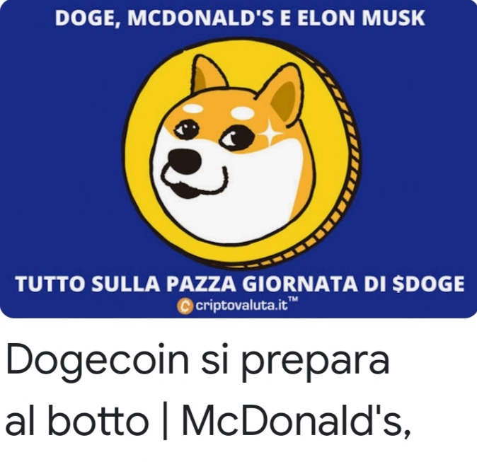 Cupidoge's tweet photo. #McDonalds #ElonMusk #dogecoin #dogeall https://t.co/6EbSY1P1H3