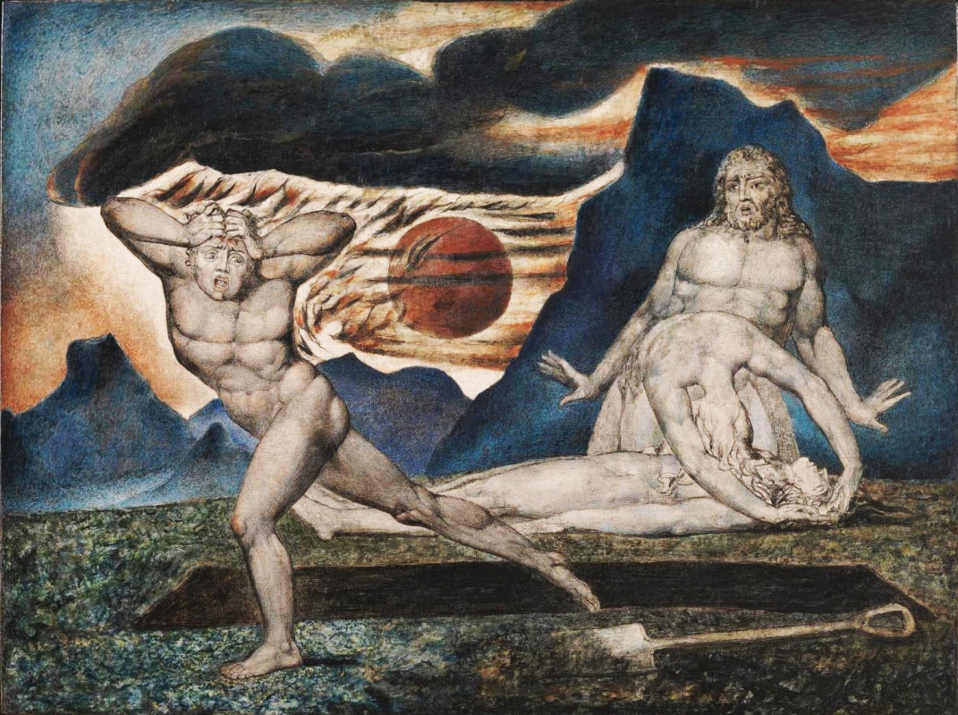 UrokiDesign's tweet photo. Британский художник Уильям Блейк / William Blake (1757 — 1827)
"Адам и Ева находят тело Авеля"
1826 https://t.co/ZTebRh3KkK