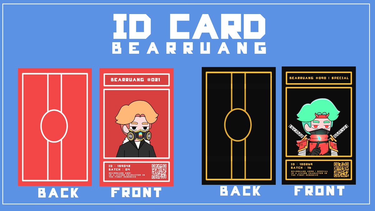Bearruangg's tweet photo. Benefits of having Bearruang ID card?
1. Part of Bearruang fam
2. Can flex your Bearruang in front of your friend's face without opening Pentas
3. Can buy anything in your ✨dreams✨

Thank you support! love u guys so much✨ https://t.co/cPKXJM0TVG