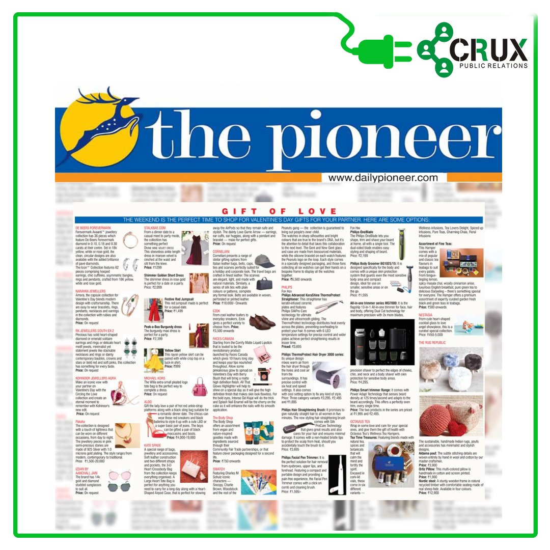 cruxpr's tweet photo. Check out these Gifting Options Given by The Pioneer 
.
.
.
.
.
.
.
.
.
#cruxpr #branding #publicrelations #pr https://t.co/TZoLL0nOso