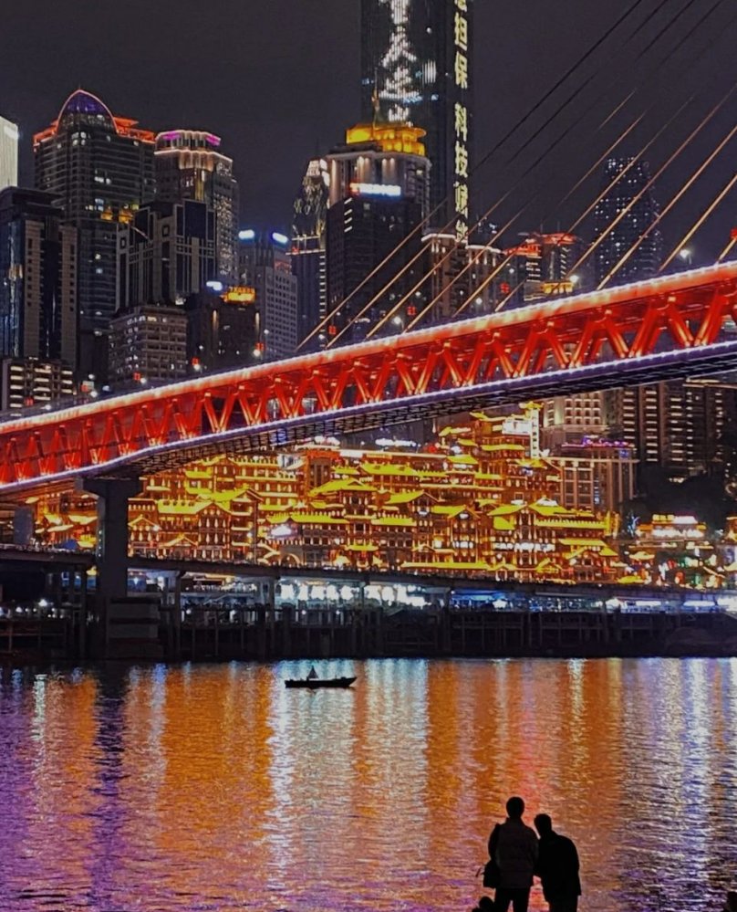 Valentine's Day, beautiful night view. It looks so charming🥰