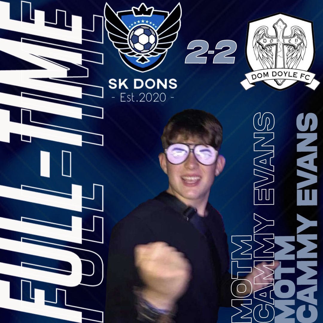 sk_dons's tweet photo. Tough game yesterday but the lads pulled off a good performance for a 2-2 draw
⚽️ @owenhorsfield1 
⚽️ @jamietilstonn 
MOTM went to @_CammyEvans17 💪 https://t.co/j6rHkDD8SR