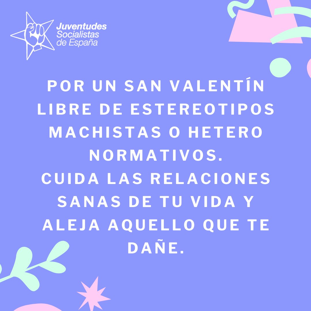 ✏️San Valentín es un día para celebrar el amor sano.

🫂Aquel que no hace daño, que te hace crecer, desarrollarte.

🫀Que te apoya, que te acompaña y nunca te duele.

¡Feliz San Valentín! 👼💘