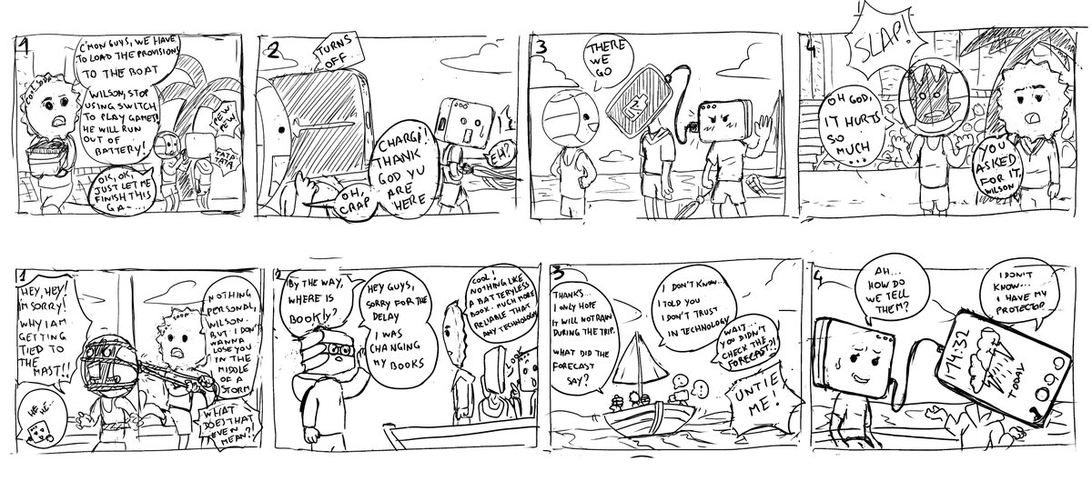 SkyAks1's tweet photo. @WGMInterfaces check it out !! Made a comic strip about about our beloved #wgminterfaces I call it "SON OF A BEACH" #nft #fanart #WGMI :D https://t.co/1BLblZe5L9