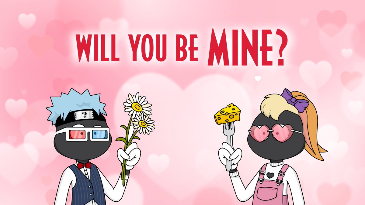 TheNobodiesClub's tweet photo. ❤️ Happy Valentine's Day Giveaway ❤️ 
 
5 whitelist spots for the cheesiest pick up line to help this Nobody get his valentine! 
 
To participate: 
1. Follow @TheNobodiesClub  
2. Like and retweet
3. Drop your cheesiest pick up line 💋 

Winners in 24 hours. https://t.co/bBJKek849C
