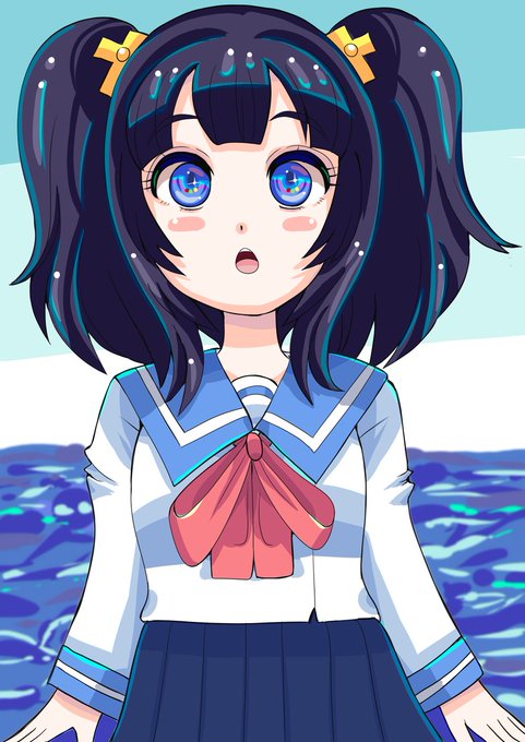 shun9624(@9624)さん所のとれこちゃんを描きました。 