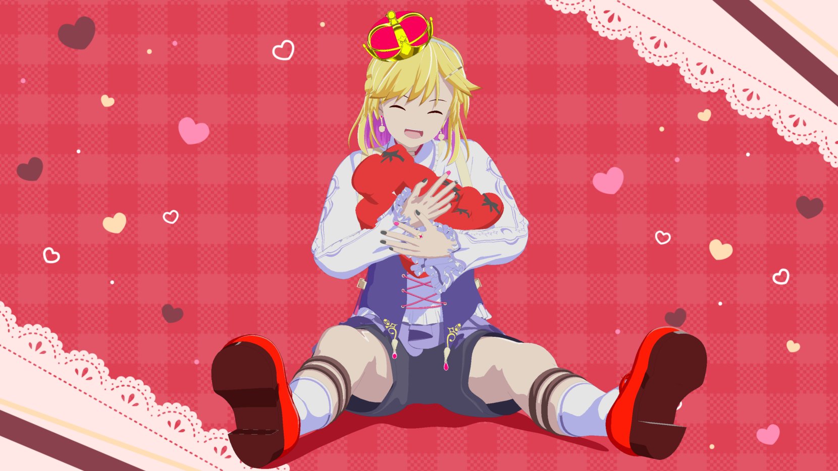 猫の親方 嬉しそうにバレンタインチョコを抱える鶴屋です ポーズの出典はいらすとや 沢山のプレゼントを抱えた男の子のイラスト ケイ見て T Co Uwvaygmmhx Twitter