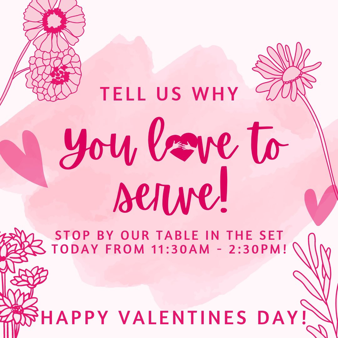 LU_BigEvent's tweet image. Happy Valentine’s Day, Cardinals!💕
Why do you {love} to serve?