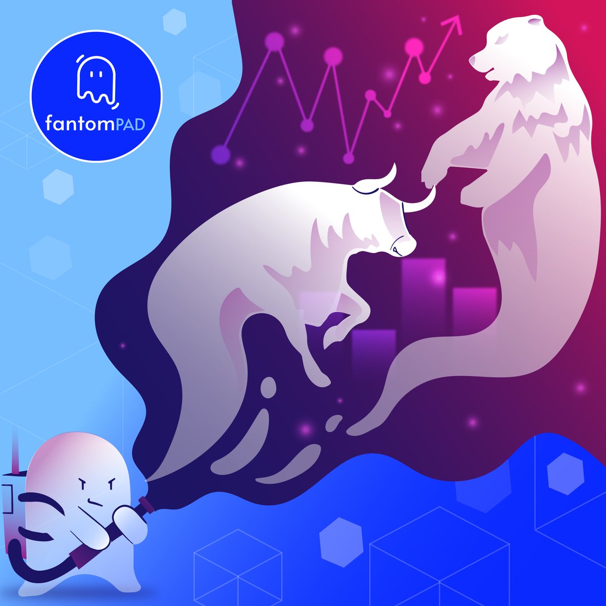 TheFantompad's tweet photo. Are you BULLISH or BEARISH?! 🐻🐗

We are Bullish for FantomPad!👻 

Let us know in the comments!!👇 

#Fantom #FTN #FPAD https://t.co/Bfc3M52GLn