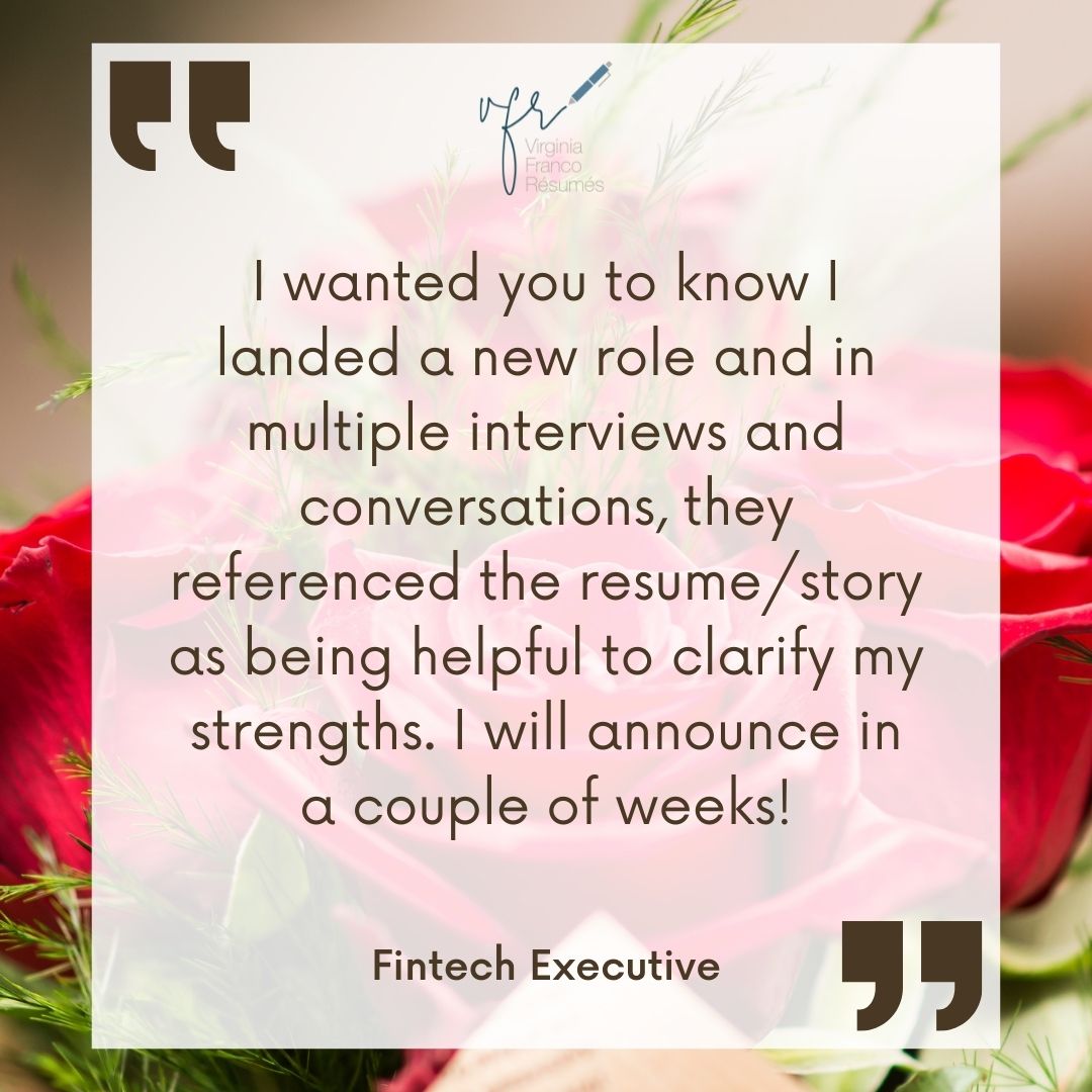 VAFrancoResumes's tweet photo. Grateful for the love received and shared this Valentine's Day! Thank you for trusting me with your story and allowing me to be a part of your career growth!
#resumeservices #careerchange #coverletterdesign #coverletterhelp #resumetips #coverlettertips #jobsearchtips #resumedesig https://t.co/N4Z2YCvVIj