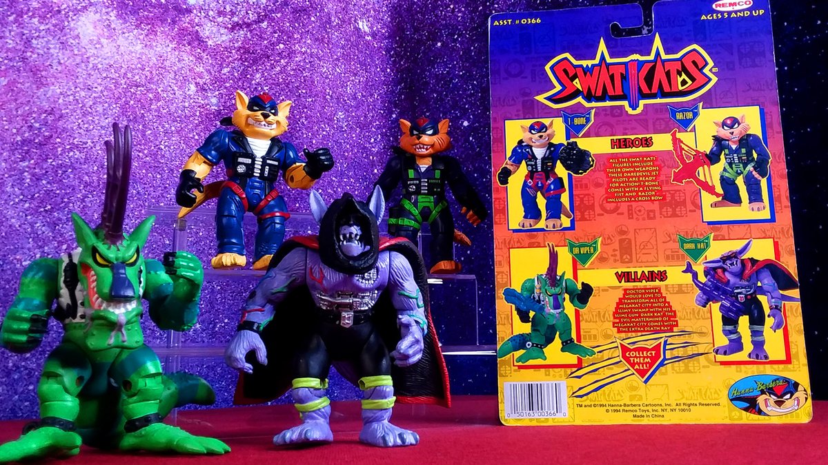 MBXfilms on Twitter: "SWAT KATS The Complete Action Figure 😺 ✈️ hope you will enjoy this thorough of this toy-line #SwatKats #Remco #ActionFigures #HannaBarbera https://t.co/APARjrAa63" / Twitter
