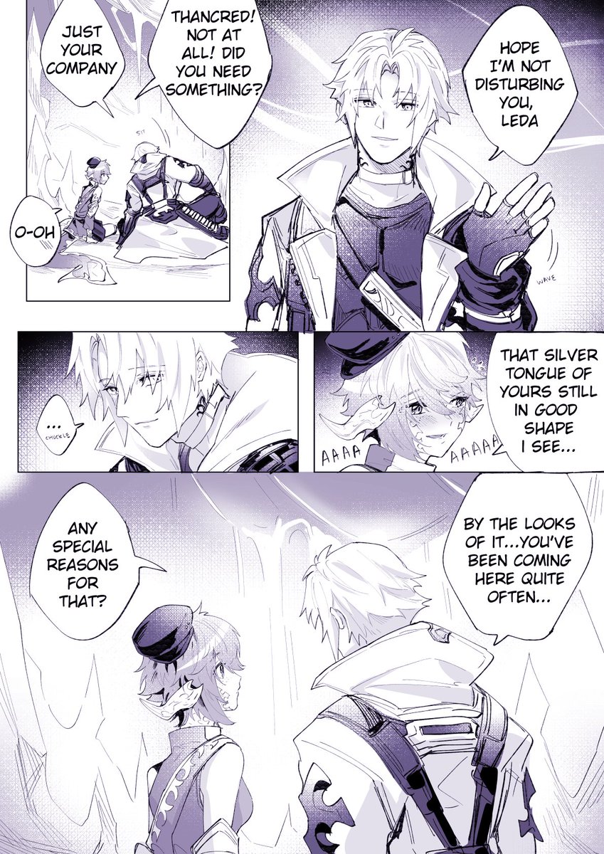 [ Wolcred / Endwalker Spoilers!!! ]

Managed to finish a short comic for Valentiones!!!! It's a lil bit messy but I wanted to draw smth for them ;w;!

Read from Right to Left! (1/2)

#FFXIV #EndwalkerSpoilers 