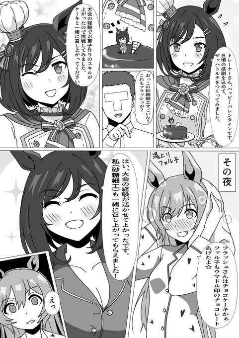 #ウマ娘プリティーダービー 
エイシンフラッシュとバレンタインデー 