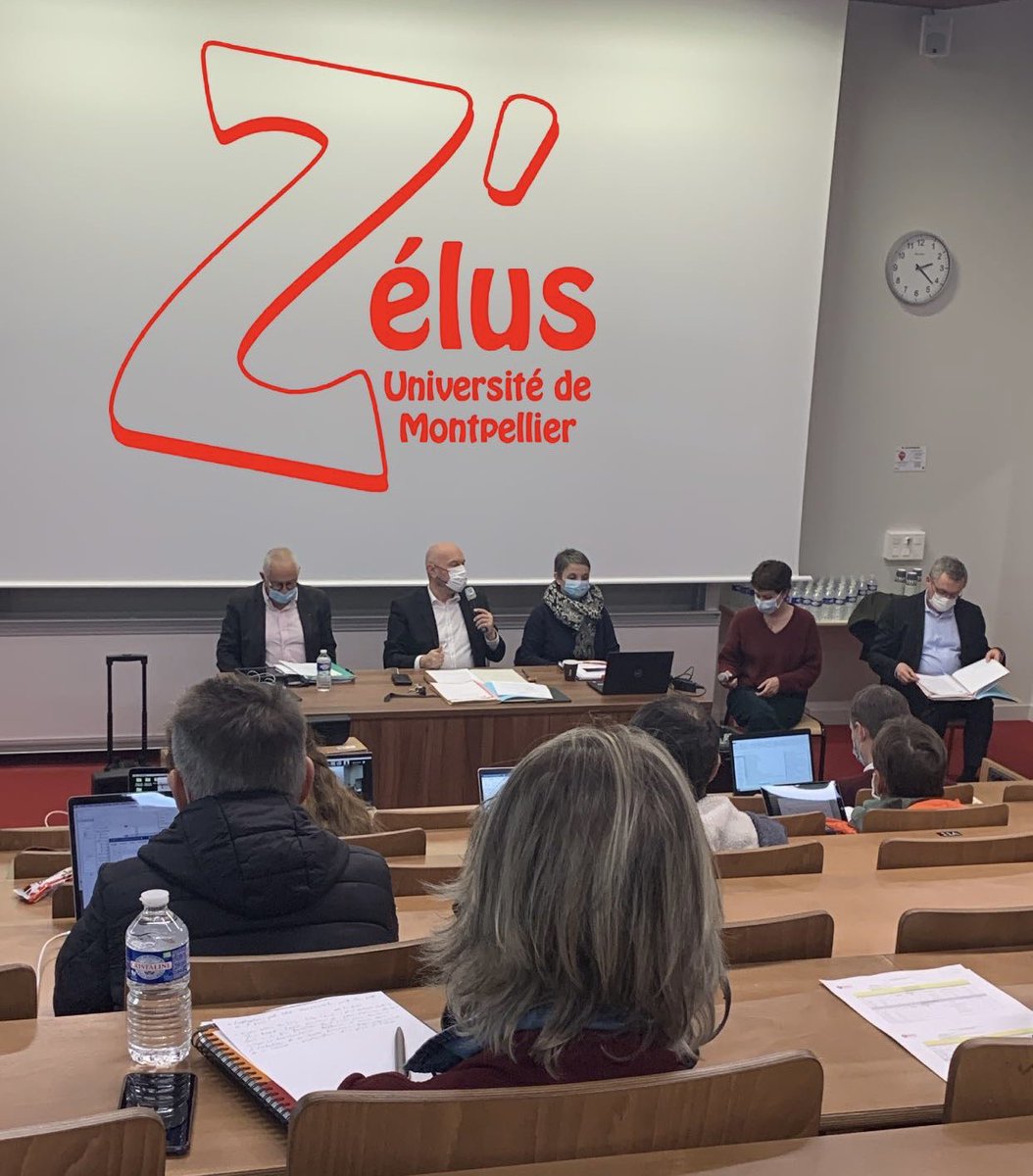 Nous sommes #présents aujourd’hui en #conseil académique ! ✅