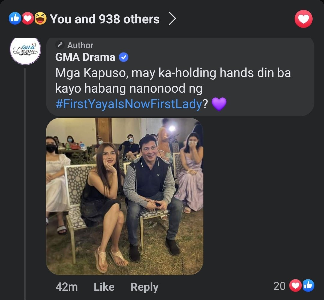 SanyaWarriors's tweet photo. Uyyy nag ka holding hands habang nanonood
#FirstYayaIsNowFirstLady  Sanya Lopez  @sanya_lopez @GMADrama https://t.co/hqaNhbWLc7