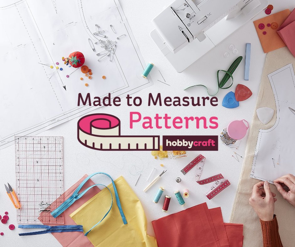 Hobbycraft's tweet photo. 👗 We're delighted to announce the launch of Made to Measure Patterns by Hobbycraft. 🧵 

We've created sewing patterns that use unique technology so that they're personalised to you and your body: https://t.co/AFkSLEiLrW

#Hobbycraft #MadeToMeasure https://t.co/t0iJmZIUVF