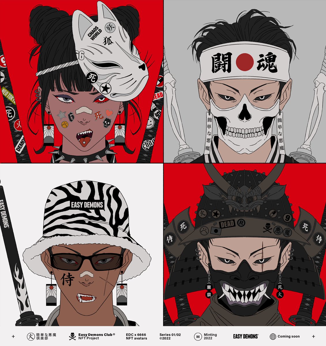 D_Infiltrator's tweet photo. Easy Demons Club #NFT is a collection of 6666 NFTs inspired by Japanese street culture &amp; Anime.

Giving away 

 5 x 🎉Demonlist (WL) 

To enter:

1️⃣ Follow @easydemons_club @D_Infiltrator 
2️⃣ RT &amp; Like this post
3️⃣ Tag 3 friends

⏰ 24 hours

#easydemons #Giveaway #NFTCommunity https://t.co/sCUhLjq4us