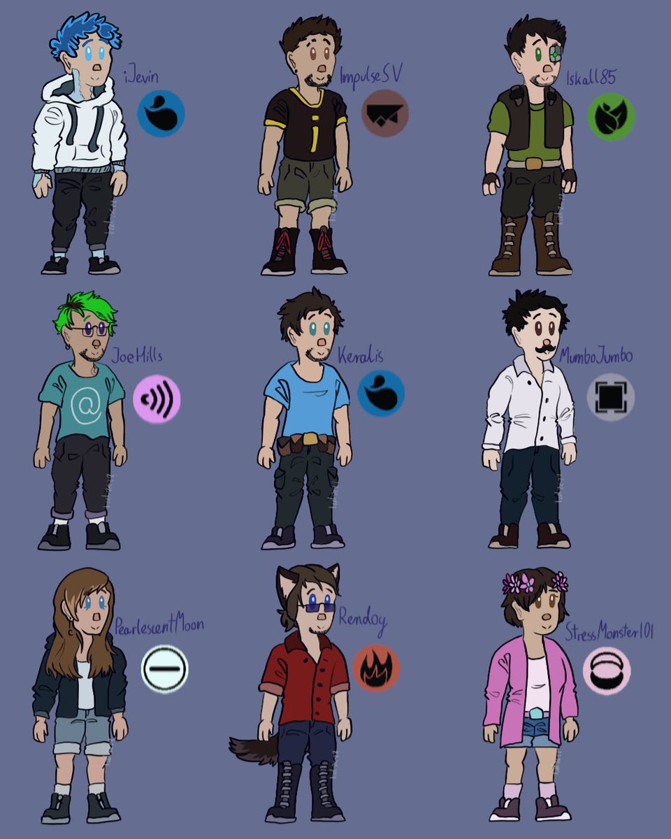 _excel_exe_'s tweet photo. Look it's those lil guys again and I somehow had energy to finish them despite I was literally dying from a migraine yesterday π©
I hope to finish part 3 before season 9 and I kinda like how these turned out tbh #HermitCraft #Hermitcraftfanart #hermittwt #chibi #characterdeisign https://t.co/pE07DbLxJX