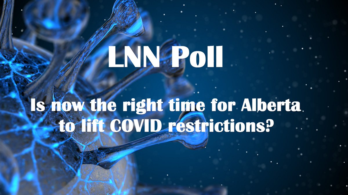 lethnewsnow's tweet photo. 80% of respondents to our latest #LNNPoll say now is the right time to be lifting COVID-19 restrictions in #Alberta. With 2,067 respondents, 19% said now is not the right time to ease restrictions. 1% said they were on the fence. #LNN #YQL
https://t.co/XelNAjJMmf https://t.co/AR8LyCjTlm