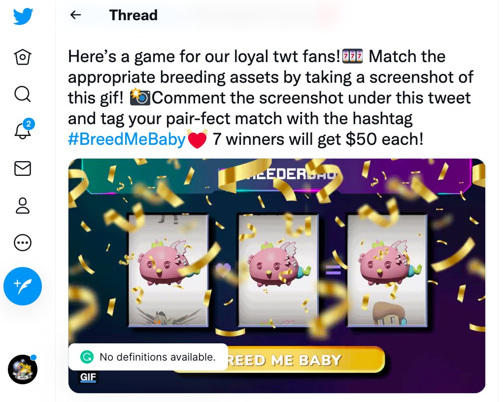 AaronDiong's tweet photo. @BreederDAO Happy Valentine's Day BreederDao Family!! @RyanJunWeii  
#BreedMeBaby��� https://t.co/9bb6g4rzwk