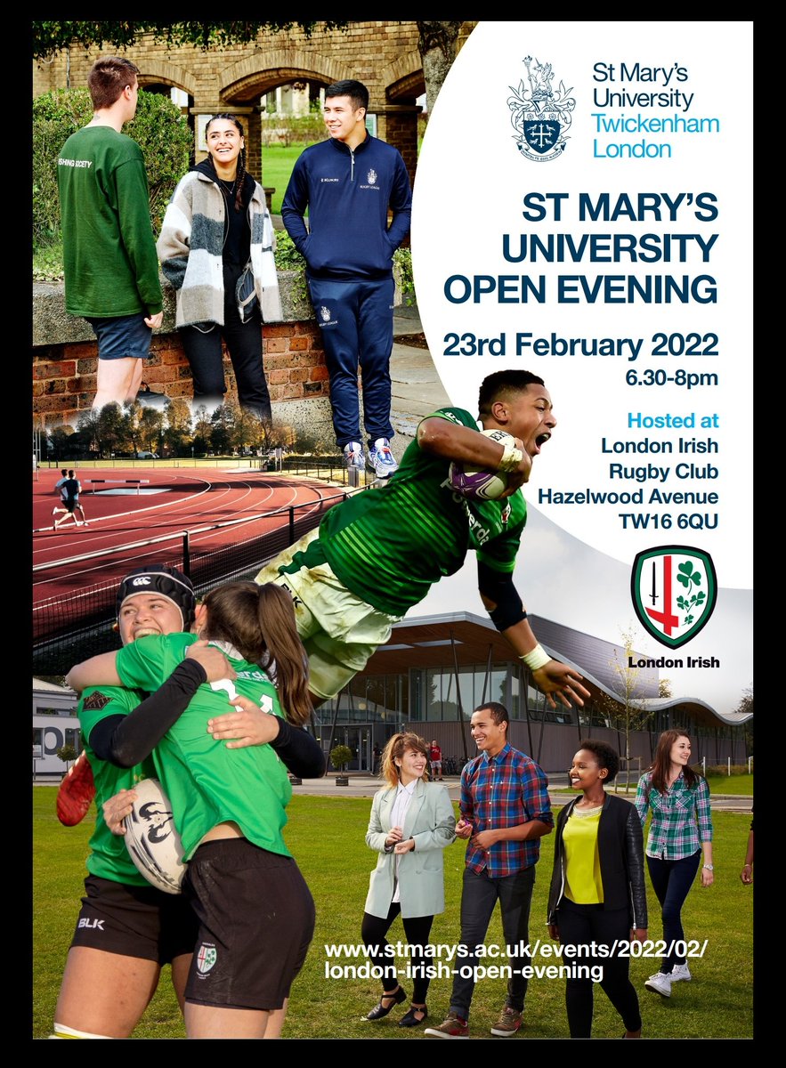 Join us on the 23rd February with our university partners <a href="/StMarysU/">St. Mary's University</a> at <a href="/HazelwoodCentre/">Hazelwood Centre</a> to find out more about the University and what it's courses have to offer.