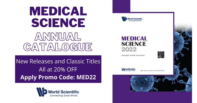 worldscientific's tweet photo. Featuring over 100 #MedicalScience Books in more than 10 subject areas. Choices from essential #Textbook, #MedicalHandbook, #StudyGuide #ResearchMonographs to #PopularReading.
Apply Promo Code: MED22 and get 20% on any title(s)