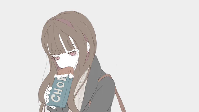 めっちゃ前に描いたバレンタイン限定の子 
