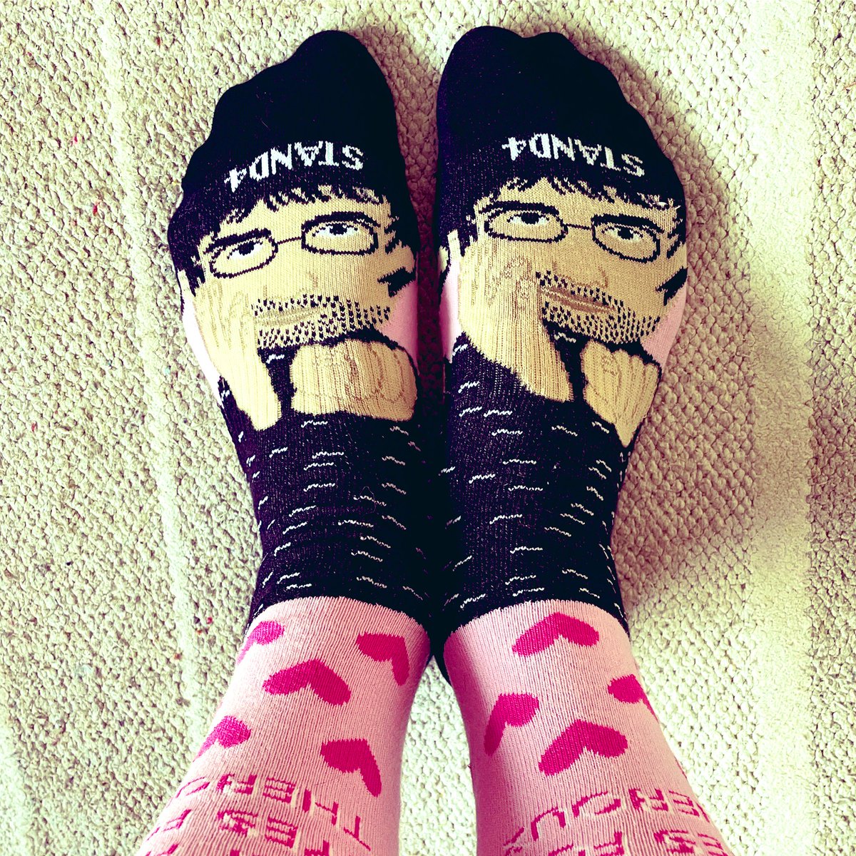 The wife bought me #LouisTheroux socks for #ValentinesDay and I couldn’t love her any more if I tried.