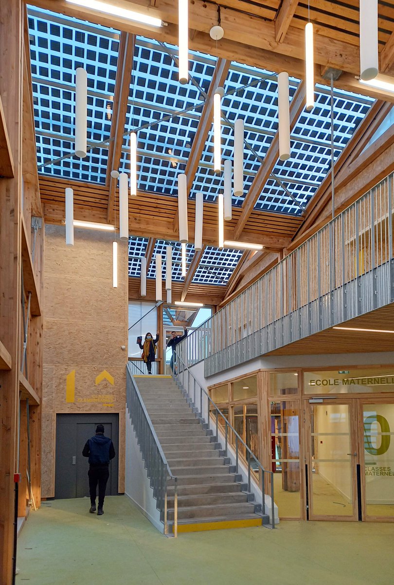 #ARCHICITY : 19/02 à 10h30 - Groupe scolaire et tiers lieu à #Juvignac - Un projet en structure #bois certifié #BDO Or - Visite avec les architectes ©Kombo Architectes 
Inscription : my.weezevent.com/archicity-gs-m…