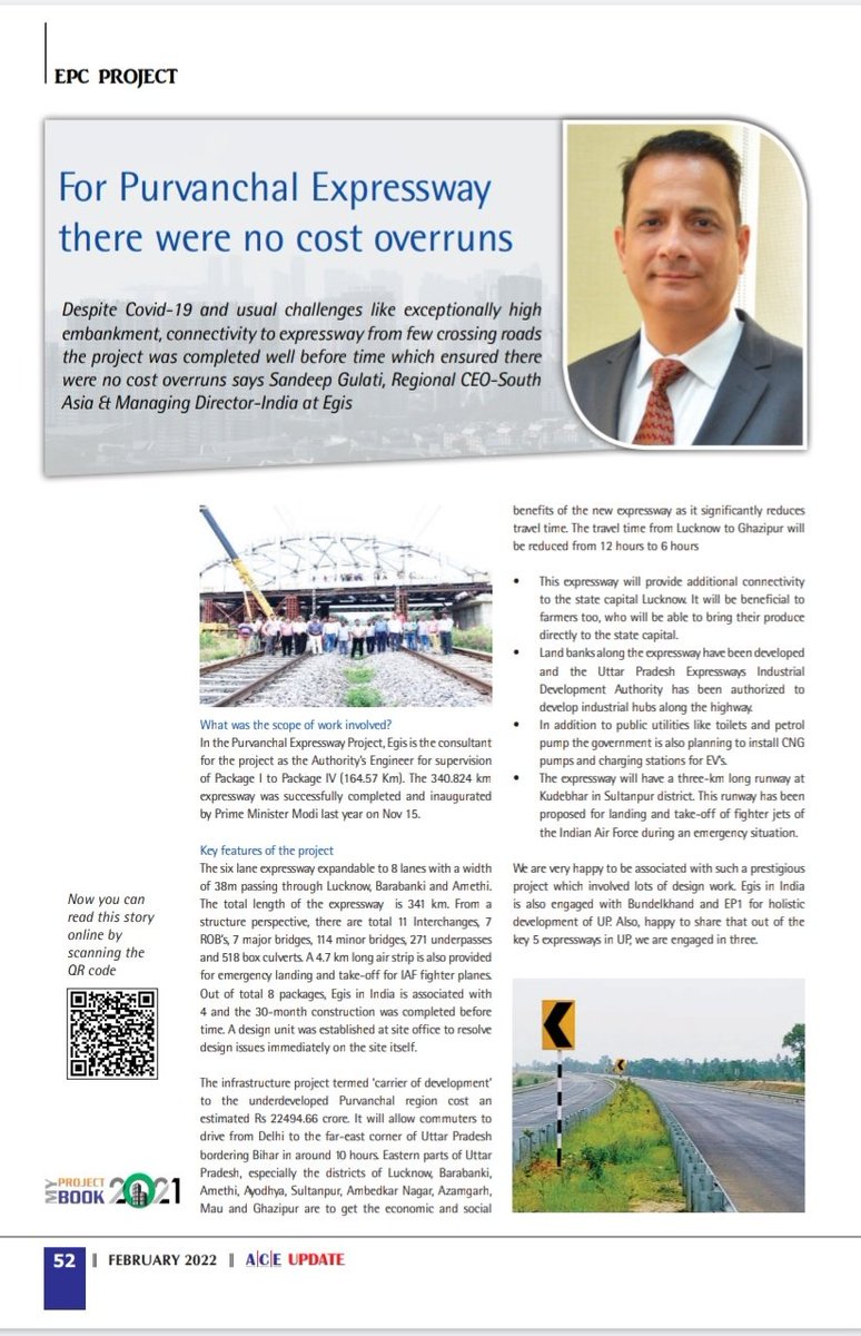 EgisIndia's tweet image. Mr Sandeep Gulati speaks with &quot;ACE Update magazine&quot; on key projects of Egis in India 

@egis @Probasibangali @EgisindiaMd

#executewithexcellence #impactthefuture