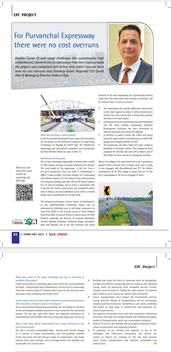 EgisIndia's tweet image. Mr Sandeep Gulati speaks with &quot;ACE Update magazine&quot; on key projects of Egis in India 

@egis @Probasibangali @EgisindiaMd

#executewithexcellence #impactthefuture