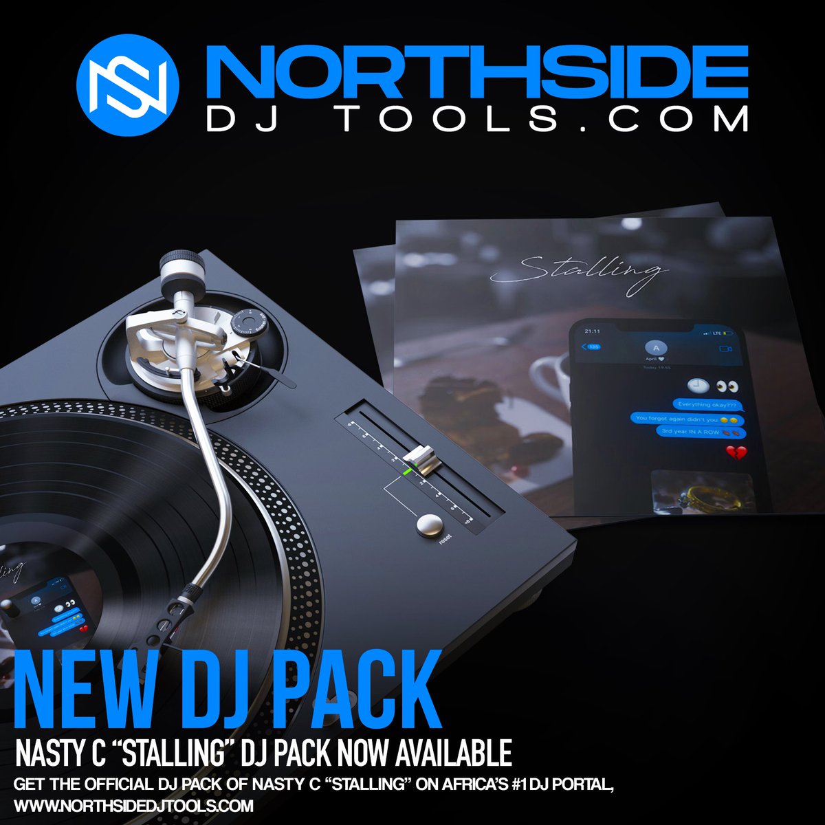 NS_DJTools's tweet image. Get your Valentines Day playlists ready 🌹 

The official DJ Pack for @Nasty_CSA #Stalling is now available on Africa’s leading record pool, northsidedjtools.com 🎶