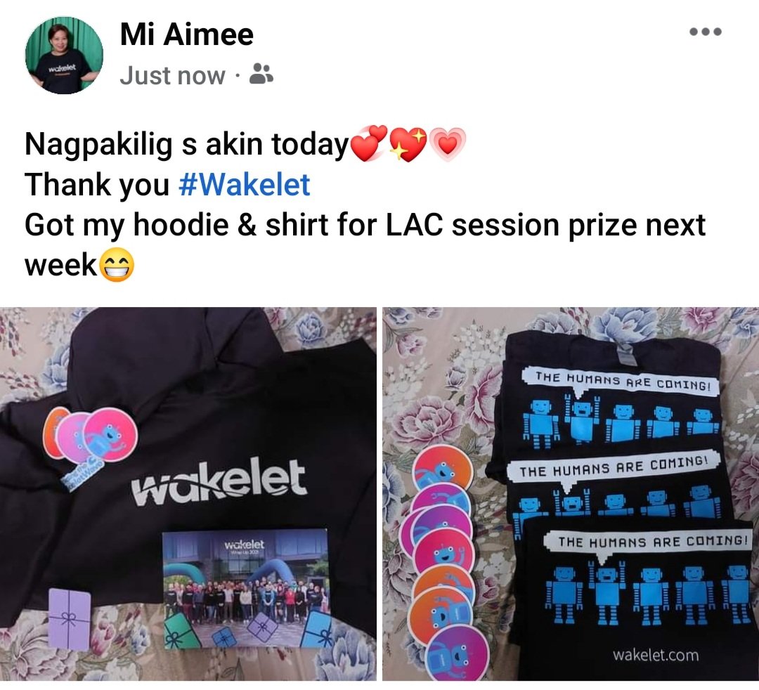 Feeling blessed!
Thank you for a supportive community
#wakelet 
God bless