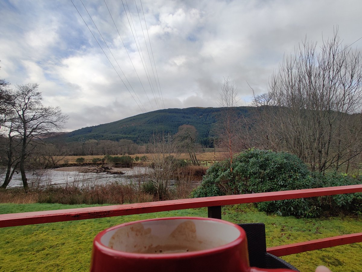 Monday morning cuppa with a view💕