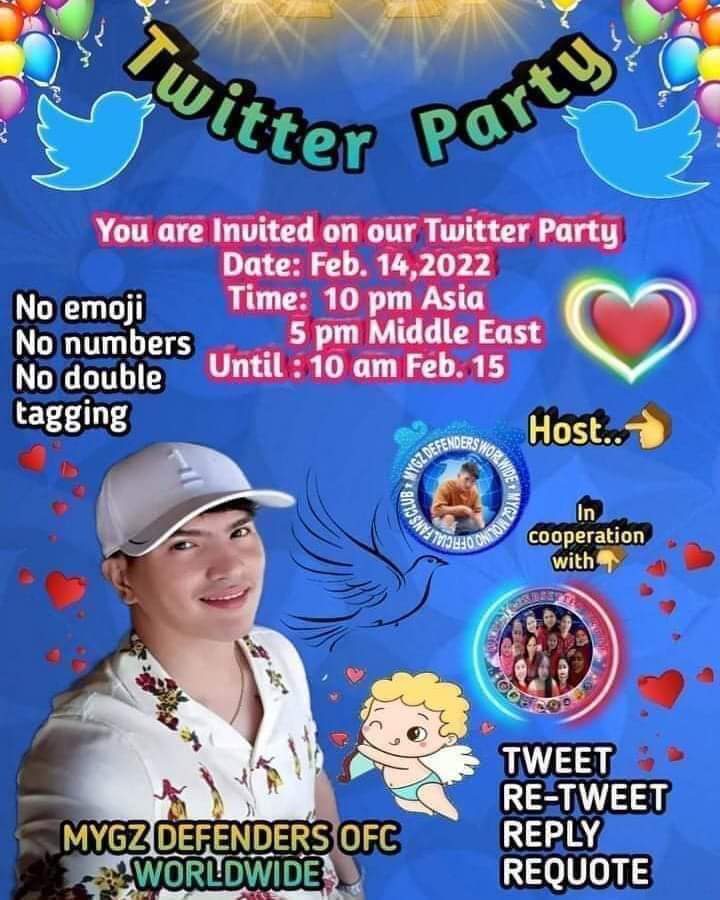 mhacee0211's tweet photo. Are You Ready for a Valentine Date Tonight...Let us Unite Once Again for Our Love for MahMygz🦋🤍 https://t.co/ro32hFzTIj